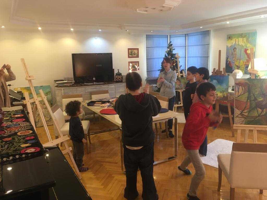 Atölyeden Kareler 4 Özge Koz Sanat Atölyesi — Bahçelievler atölye ortamı 4