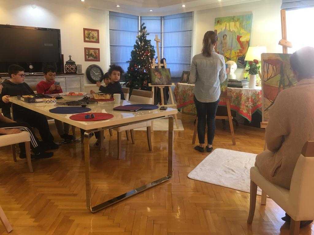 Atölyeden Kareler 3 Özge Koz Sanat Atölyesi — Bahçelievler atölye ortamı 3